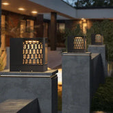 Lampadaire Extérieur Solaire À Grille - Clowas.fr